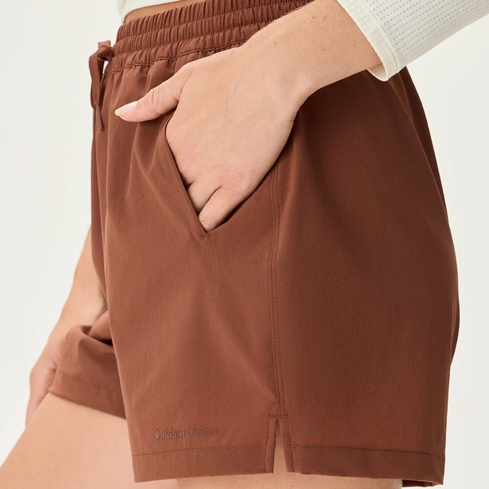 Outdoor Voices Brown Cappuccino Doing Things 2.5" Shorts